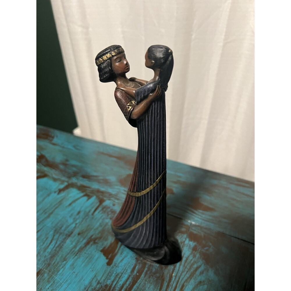 Mahogany Princess parastone Figurine Mother and Daughter Vintage